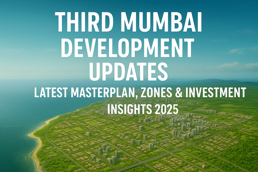 Third Mumbai development updates masterplan zones investment Raigad